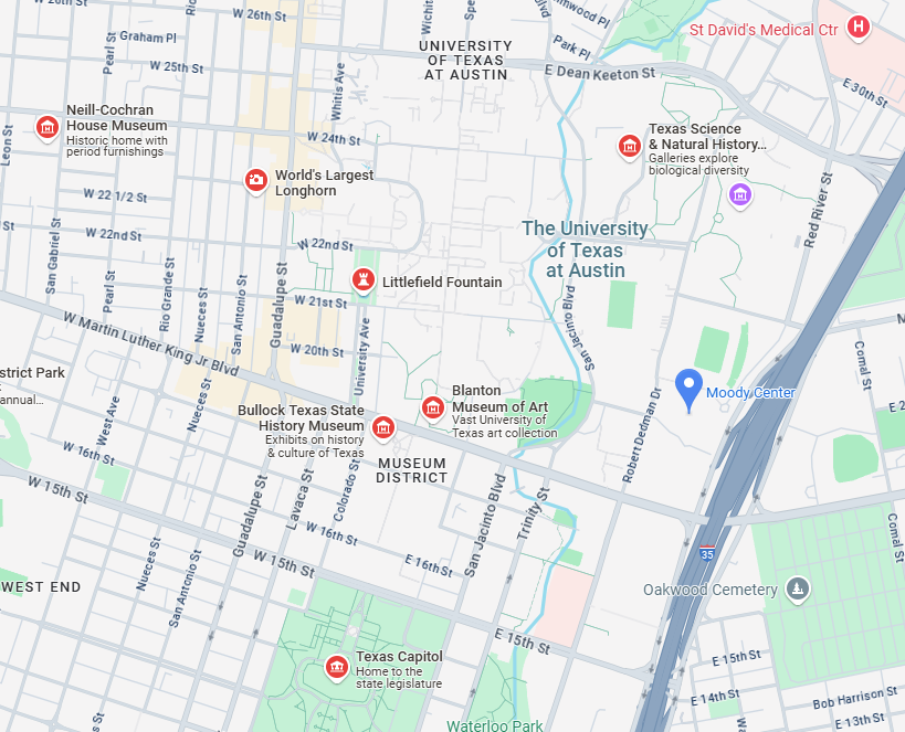 things to do near Moody Center