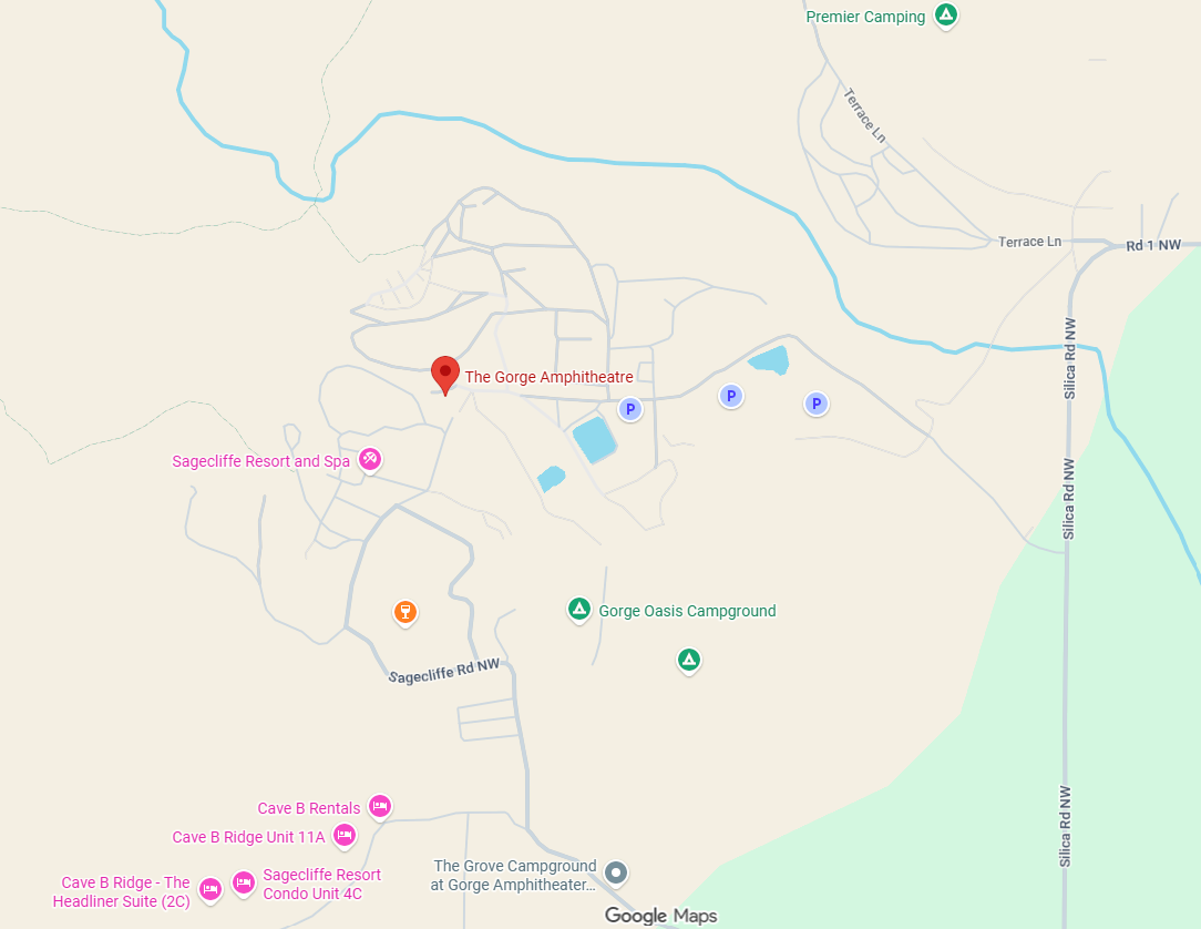 how to get to Gorge amphitheatre